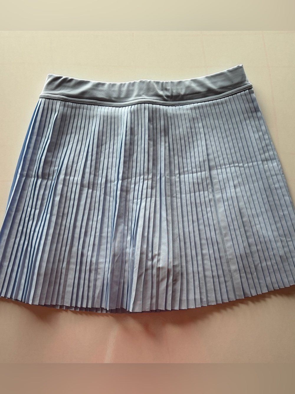 New AFZ Sport light blue pleated skort shorts pocket women’s medium short skirt